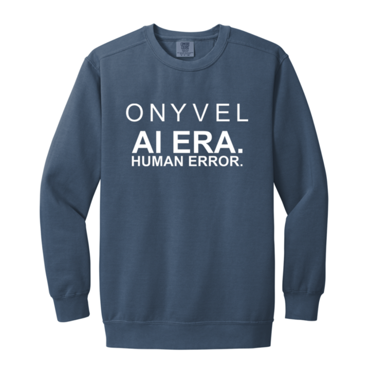 ONYVEL — AI Era Garment-Dyed Crewneck